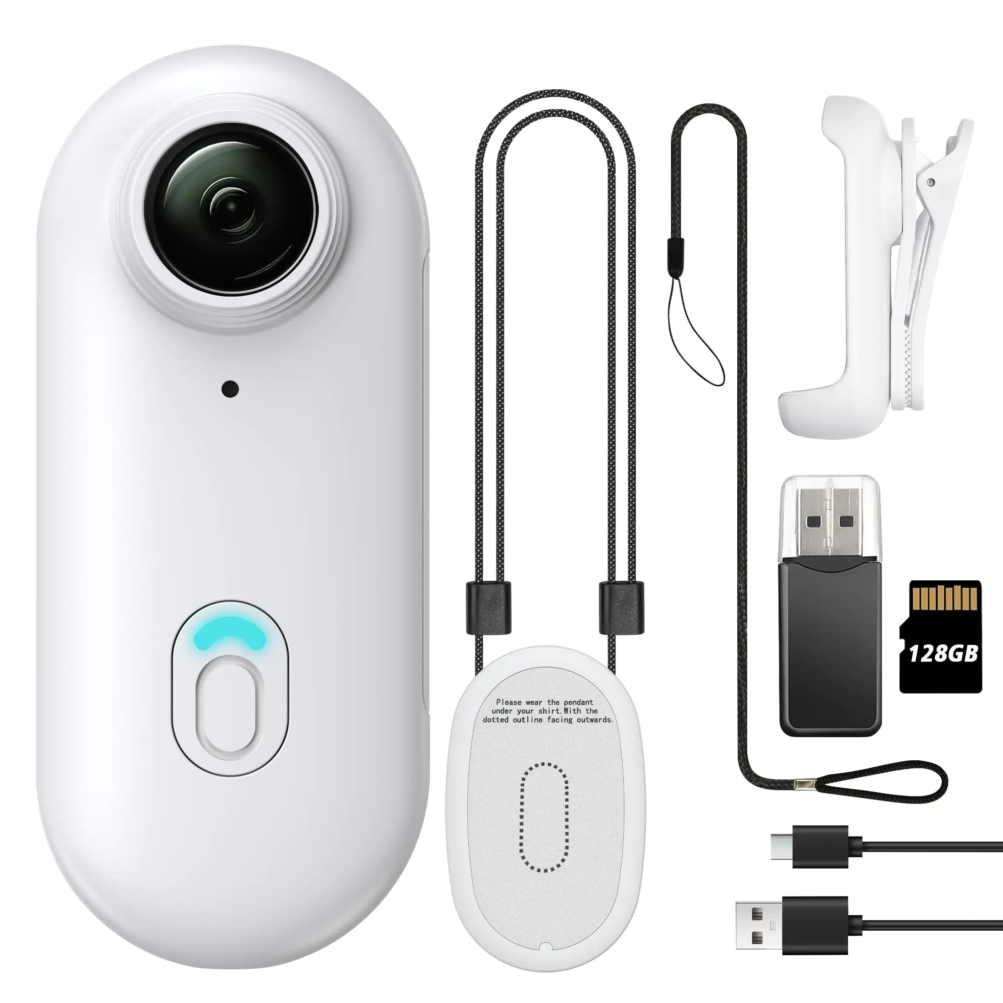 128GB FHD 1080P Mini Body POV Camera